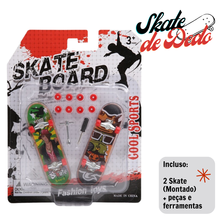 Skate de Dedo - Park Completo – JoaninhaMix